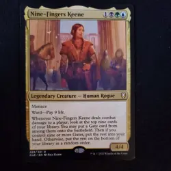 MTG Nine-Fingers Keene Commander Legends: Battle for Baldur's Gate 289/361 Reg R - Image 1