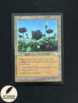 Lotus Vale - MTG - Weatherlight Rare - Magic: The Gathering LP - Image 1