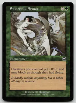 Spidersilk Armor C Mercadian Masques 273 NM - Image 1