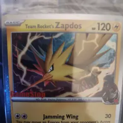Pokemon TCG Team Rocket’s Zapdos - Destined Rivals GameStop Promo, Sealed - Image 3