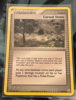 Pokemon CURSED STONE 72/92 Legend Maker - Image 1