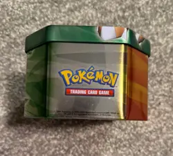 POKEMON 2007 Holiday Diamond & Pearl TORTERRA Tin EMPTY Metal Storage - Image 2