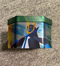 POKEMON 2007 Holiday Diamond & Pearl TORTERRA Tin EMPTY Metal Storage - Image 3