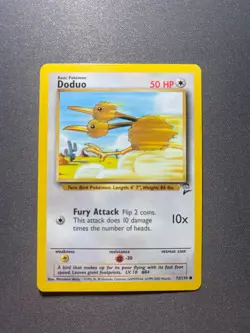 Pokemon TCG Doduo Base Set 2 72/130 Regular 1999-2000 Wizards Base Set - Image 3