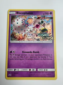 Pokemon TCG - Blacephalon SM221 Staff Promo - Image 1