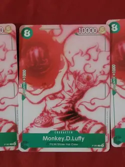 Monkey D. Luffy Playset - P-061 x4 - Starter Deck 16 - One Piece TCG - English - Image 3