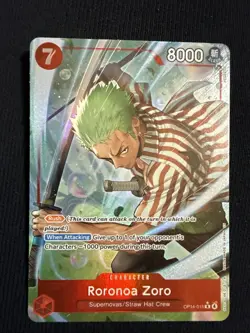 Roronoa Zoro - OP14-015 (Alternate Art) OP14-015 The Azure Sea's Seven Foil - Image 1