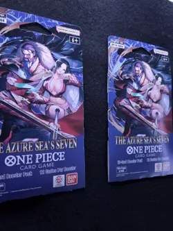 One Piece TCG: The Azure Sea's Seven Lot Of ×2 Sleeved Boosters OP-14 English. - Image 2