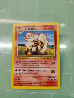 Pokemon TCG Arcanine Base Set 2 33/130 Unlimited Card - Image 1