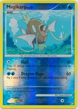 Magikarp 89/123 Reverse Holo Mysterious Treasures Pokemon Card LP - Image 1