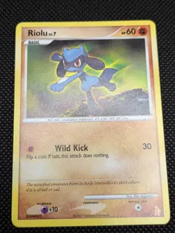 Pokemon Card 2007 RIOLU 6/61 Diamond & Pearl Lucario Trainer Kit NM - Image 1