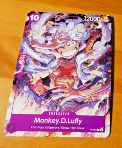 ONE PIECE ENGLISH CARD PROMO GAME CARTE Monkey.D.Luffy P-041 EN MINT - Image 1
