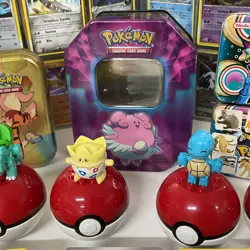 Mixed Pokemon Trading Card TCG Game incl Folders, Tins & Figurines (H1) W#667 - Image 3