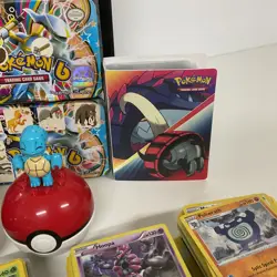 Mixed Pokemon Trading Card TCG Game incl Folders, Tins & Figurines (H1) W#667 - Image 5