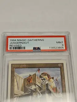 1994 Magic MTG Juggernaut Revised PSA 9 - Image 2