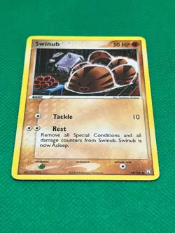 Pokemon Tcg Swinub 79/109 - Team Rocket Returns - Non Holo - Image 2