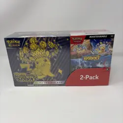 Pokemon TCG: Surging Sparks Elite Trainer Box Booster Bundle Costco 2-Pack - Image 1