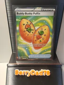 Buddy-Buddy Poffin 167/132 Me01: Mega Evolution Holo Pokemon TCG - Image 1