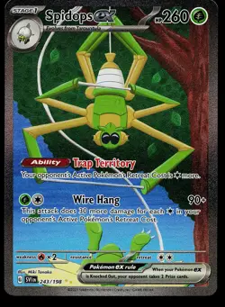 Pokemon Card - Spidops ex Scarlet & Violet Base Set 243/198 Holo - Image 1