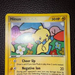 Minun #4/17 Holo Pokemon Card Pop Series 3, 2006 - HP - Image 3