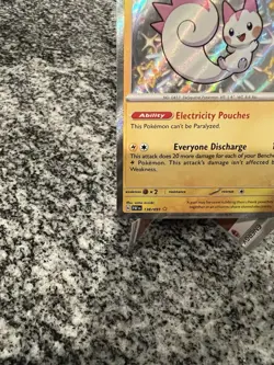 Pokemon Pachirisu TCG Holo Shiny Rare Card Paldean Fates 138/091 NEAR MINT - Image 5