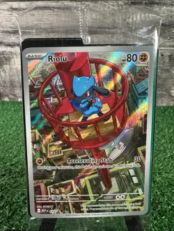 Riolu - 010 (Pokemon Center Exclusive) 010 Me: Mega Evolution Promo Holo Unopen - Image 1