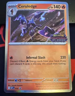 Ceruledge MEP 014 Phantasmal Flames Stamped Prerelease Pokemon Tcg Mep014 - Image 1