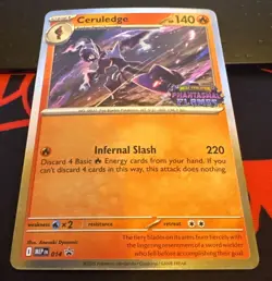 Ceruledge MEP 014 Phantasmal Flames Stamped Prerelease Pokemon Tcg Mep014 - Image 2