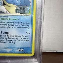 PSA 9 2006 Pokemon EX Crystal Guardians Blastoise Reverse Holo 14/100 - Mint! - Image 4