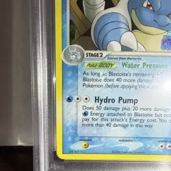 PSA 9 2006 Pokemon EX Crystal Guardians Blastoise Reverse Holo 14/100 - Mint! - Image 5
