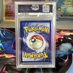 1999 Pokemon 1st Edition Shadowless MACHAMP Holo #8 PSA 6 EX-MT Graded Card - Image 2