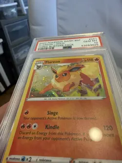 Pokemon Flareon SWSH 041 Three Pack Blister Gem Mint PSA 10 - Image 3