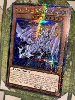 YuGiOh BLUE EYES JET DRAGON Quarter Century Secret Rare RA02-EN017 - Image 1