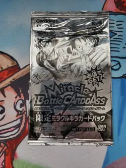 Bandai One Piece Carddass Miracle Battle Promo 2011 Japan Sealed Pack Luffy - Image 1