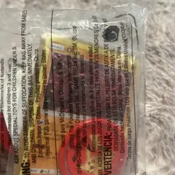#1 Pikachu W/ Onix New Pokemon foil Card Confetti Holo McDonald’s Happy 2019 - Image 3