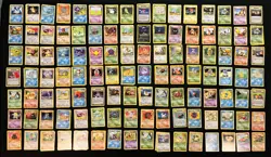 Pokemon Vintage/Rare Cards Lot 200, NO Energy & NO Halo, Various Sets - Image 1