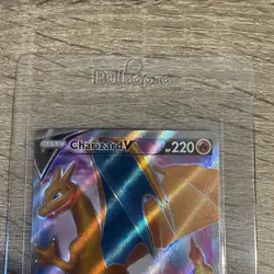Charizard V SWSH050 Black Star Promo Card Full Art Mint - Image 2