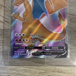 Charizard V SWSH050 Black Star Promo Card Full Art Mint - Image 3