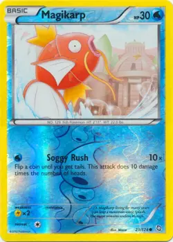 Magikarp 23/124 Reverse Holo Dragons Exalted Pokemon Card LP - Image 1