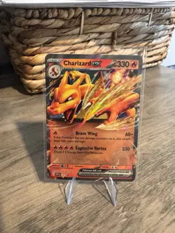Charizard EX 161 Scarlet & Violet Promo Holo Card NM Condition - Image 1