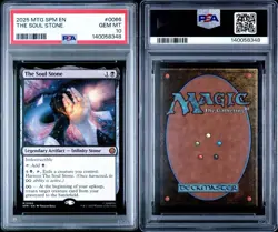 2025 MTG MARVEL'S SPIDER-MAN #0066 THE SOUL STONE PSA 10 - Image 3