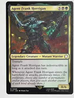 Agent Frank Horrigan - 89 - NM - Universes Beyond: Fallout - MTG Magic - Image 1