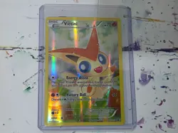 Pokemon TCG Victini XY117 Full Art Mythical Collection Black Star Promo Holo NM - Image 1