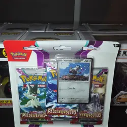 POKEMON - SCARLET & VIOLET PALDEA EVOLVED - Varoom 3 Pack Blister BRAND NEW - Image 1