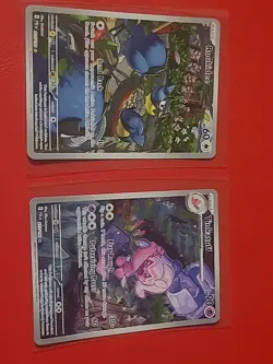 Pokemon Paldea Evolved Lot of 2 Illustration Rares - Image 1