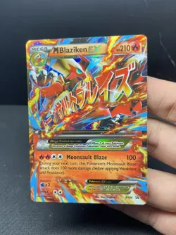 Pokemon TCG M Blaziken EX 210 HP XY86 Promo Holo Mega Evolution EX - Image 4