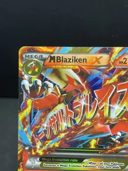 Pokemon TCG M Blaziken EX 210 HP XY86 Promo Holo Mega Evolution EX - Image 5