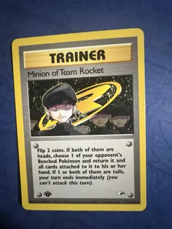 Minion Of Team Rocket 113/132 Gym Heroes 1st Edition Pokemon TCG( Unplayed)+ - Image 1