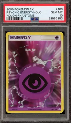 Pokemon Psychic Energy EX Holon Phantoms Holo Rare #109 PSA 10 Gem Mint - Image 1