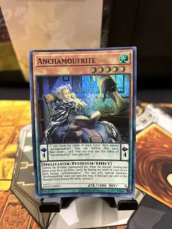 Yu-Gi-Oh! Anchamoufrite Unlimited OP20-EN007 Super Rare NM/LP x1 - Image 1